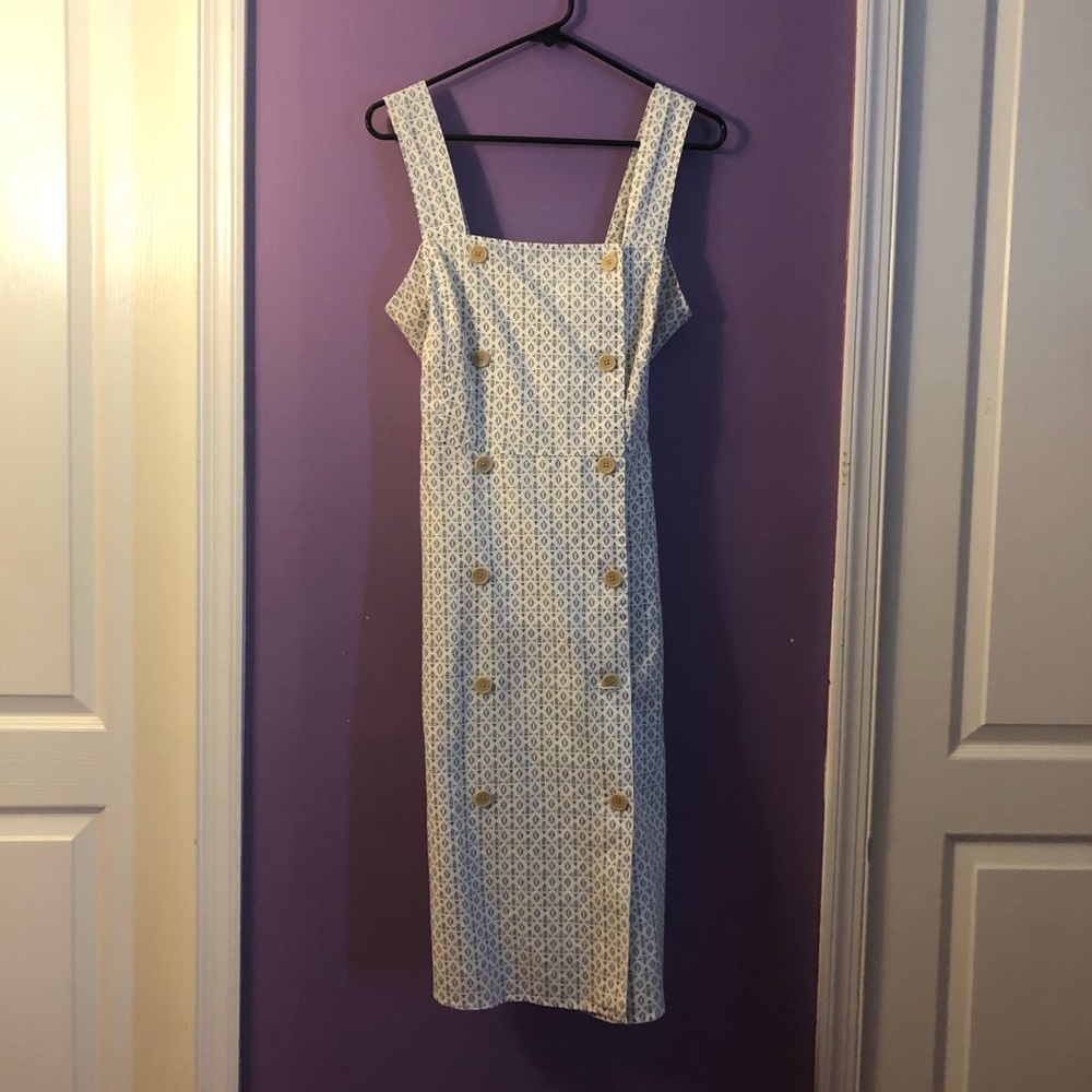 NWT a new day Black and White Button Dress